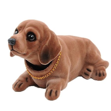 Dashboard Hoved Hunde Nikkende Hoveder Bil Instrumentbræt Hvalp Til Bil Køretøjsdekoration (gravhund) Wuqx