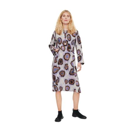 Bitte Kai Rand Midi Kjole Grå, Dame, Størrelse: XL