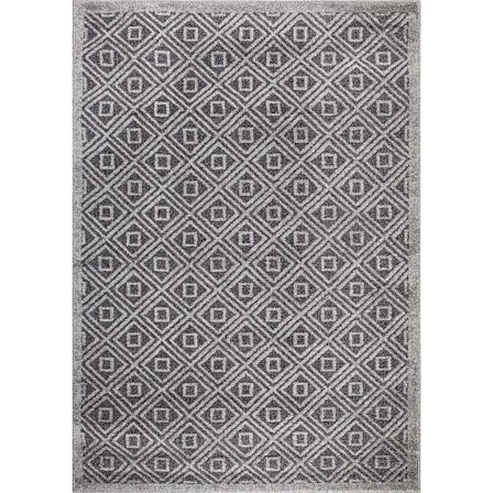D-Carpet New Fashion Asti Mörkgrå/Ljusgrå 120x170cm Svart