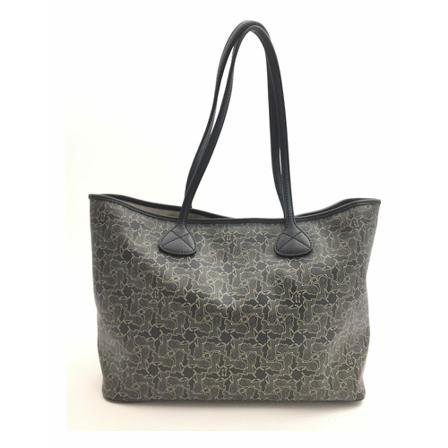 Celine Vintage Celine Dark Grey Horse-Cart Tote Grå, Dame Vintage Tasker, Størrelse: ONE Size
