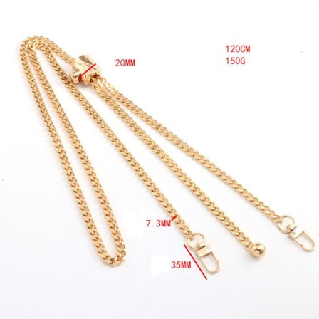 Golden Balls Chain Bag Chain 7 7