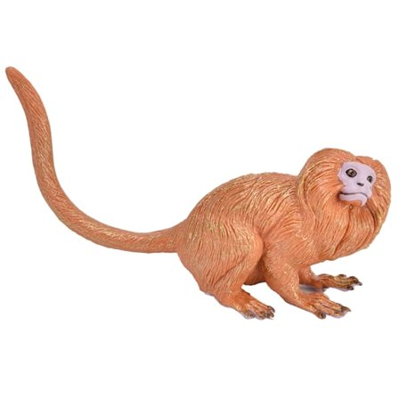 Smukke dyrestatue legetøj jungle zoo dyr legetøj udsøgt gylden abe plastik legetøj