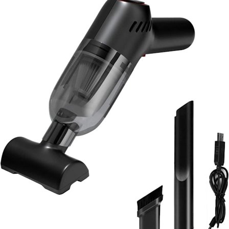 Bærbar støvsuger til bil, trådløs håndstøvsuger, 8000PA 120W, genopladelig