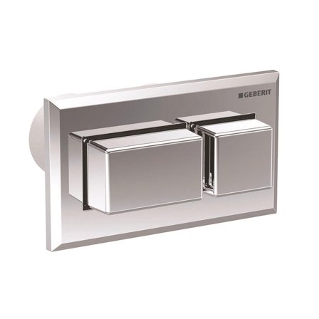 Geberit 116.052.21.1 Spolknapp utskjutande, krom, Badrum