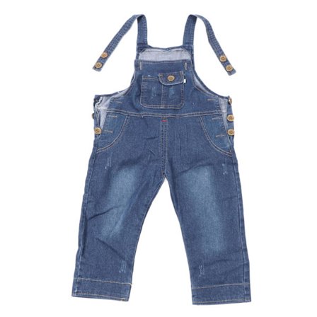 Barneoveraller Justerbar Søt Baby Jente Gutt Barn Jumpsuits for Utendørs Ferie Reise Skole Blå 110cm/43.31in