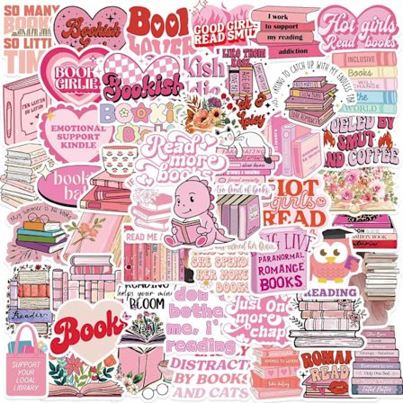 10/50/100 st Blandade Smut Dark Romance Bokälskar Bokläsning Klistermärken Kindle Estetiska Tjejdekaler Ipad Telefon Laptop Dagbok Klistermärke