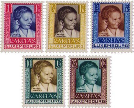 Luxembourg 1930 - MICHEL 227-231 - Postfrisk