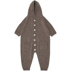 Kids - FUB Beige Melange Baby Suit 62/68 cm - All in ones - 62/68 cm - Beige - Junge