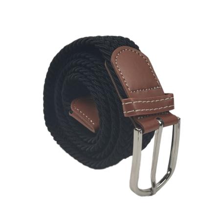 Joustava kangasvyö - 25 väriä Black