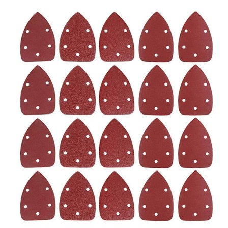 25 st Sliprondeller Borr Triangulärt Sandpapper Hål Polering Sandpapper Slippapper Slipmaskin
