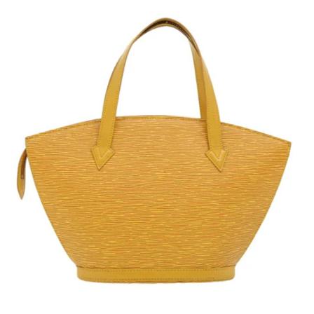 Louis Vuitton Vintage, Pre-owned Leather louis-vuitton-bags Geel, Dames, Maat:ONE Size