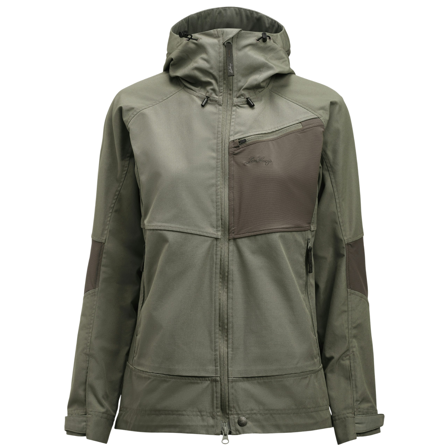 Lundhags W's Tived Stretch Hybrid Jacket Aloe Green/Forest Green