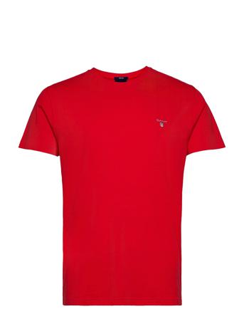 Original Ss T-Shirt T-shirts Short-sleeved Rød GANT