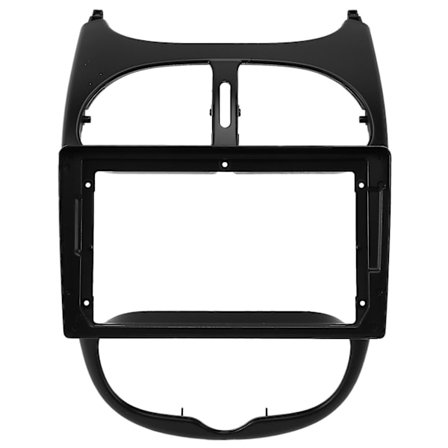9 Tommer 2din Bil Instrumentbræt Ramme Dvd Ramme Radio Panel Ramme Navigationspanel Til 206 2004-2008