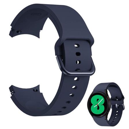 Mjukt klockarmband i silikon för Samsung Galaxy Watch 4-enhet - Midnattsblå Blå