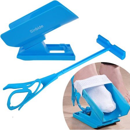 Hjelp til å ta på og ta av sokker