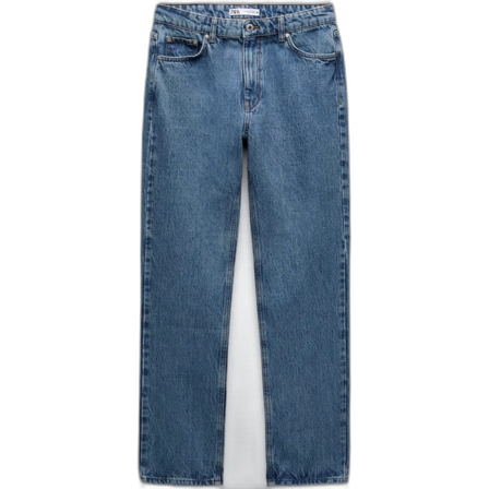 Zara Jeans Mid Rise Straight