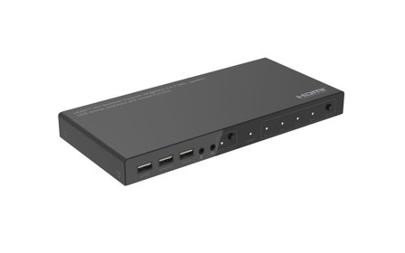MicroConnect 4K@60Hz HDMI KVM switch, 4x1