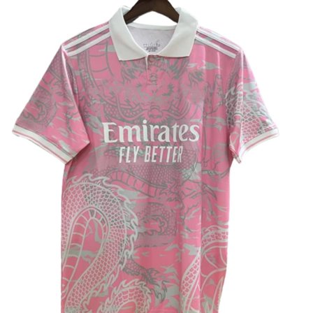 23-24 Real Madrid rosa tilpasset drakt treningsdress kortarmet drakt T-skjorte