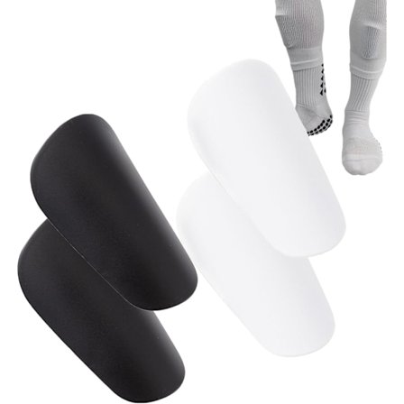 Mini Fotball Skinnbeskyttere - Leggskinn Lett og Kompakt | Skinnbeskyttere Leggskinn