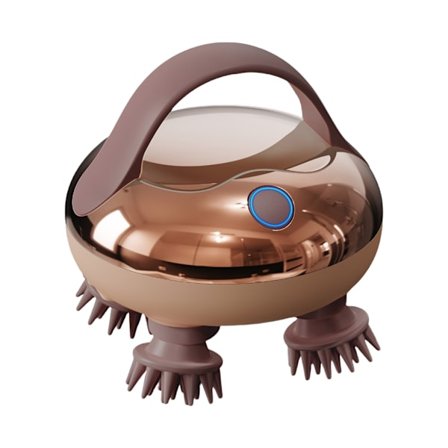 Elektriske trådløse hårbundsmassageapparater med æltning 84 massagenoder, håndholdte bærbare hovedbundsmassageapparater Gaver