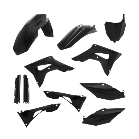 Kit Plastiche Completo Acerbis 7 Pezzi Nero - Honda CRF 250R 2019-2021