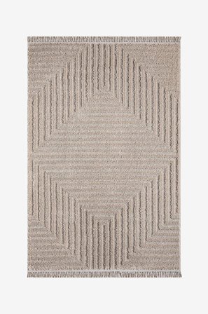 Hanah Home - Matta-Faselis - Beige - Slätvävda mattor - 140X200 - Från Homeroom