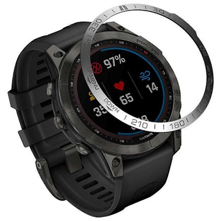 För Garmin Fenix 7 Metall Klocka Infattning Ring Anti-scratch Skyddsring[D]