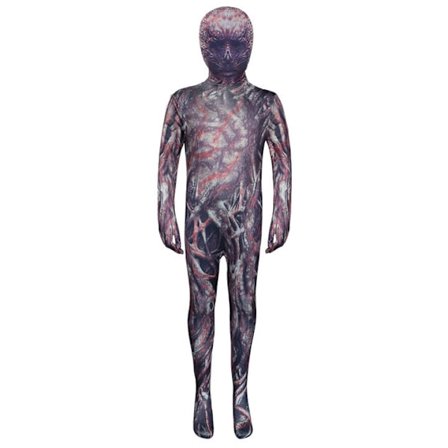 Demogorgon Kostume til Børn Drenge Halloween Skræmmende Cosplay Blomst Monster Jumpsuit Monster Story BOSS+Headset Y