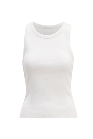 Pia Rib Singlet Ecru XL