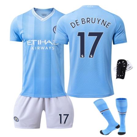 2324 Manchester City hemmatröja nr 9 Harland nr 10 Glarish No. 10 Grealish No. 17 De Bruyne L