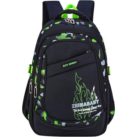 Skole tasker til teenagere, store hverdagsrygsække, nylon skoletasker til børn Verde