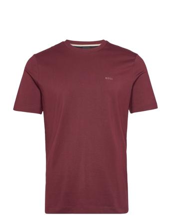 Thompson 01 T-shirts Short-sleeved Burgunder BOSS*Betinget Tilbud