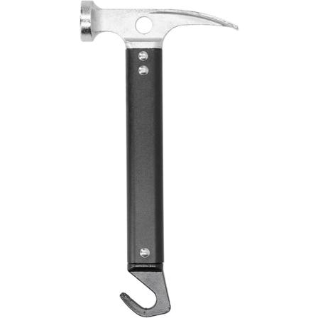 Campinghammer, teltpløkkehammer, bærbart mini udendørsværktøj i aluminium, campinghammer til teltpløkke, multiværktøj, tilbehør