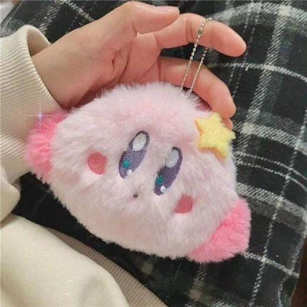 Kirby Keychain Anime Plush Key Chain - spot försäljning