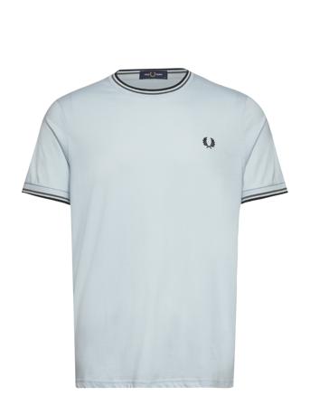 Twin Tipped T-Shirt T-shirts Short-sleeved Blå Fred Perry*Betinget Tilbud