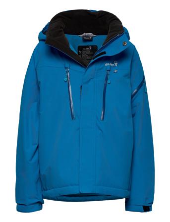 Helicopter Winter Jacket Kids Frostpink 86/92 Outerwear Snow/ski Clothing Snow/ski Jacket Blå ISBJÖRN Of Sweden