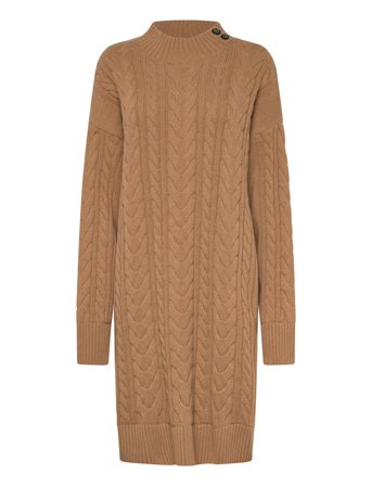 Barbour Barbour Belford Knitted Mini Dress - Beige - 40