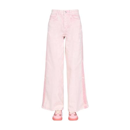 Stella McCartney, Wide Jeans Różowy, Kobieta, Rozmiar: W27