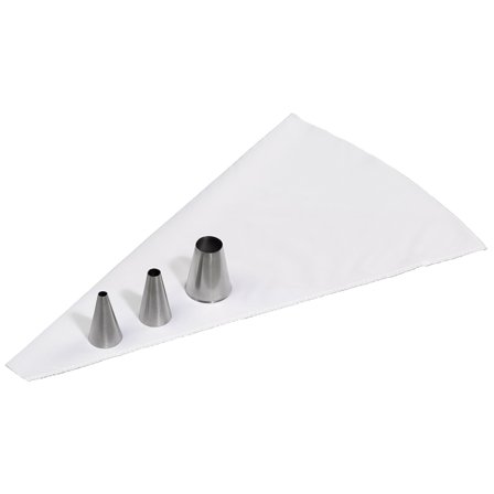 Tala Spritsset med 3 öppna tyllar och spritspåse | Bakning > Spritsar och Tyllar > Spritspåseset | Bagaren och Kocken