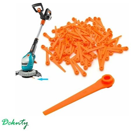 100 stk. plastikudskiftningsblade til Gardena 9823 9825 9820 9821
