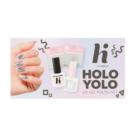 HI HYBRID UV Gel Polish HOLO YOLO Set - Cofanetto Make Up