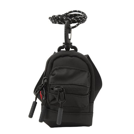 Lanyardtaske med lynlås, bærbar Oxford-stof mini-pung til mønter, ID-kort, nøgler, læbestift