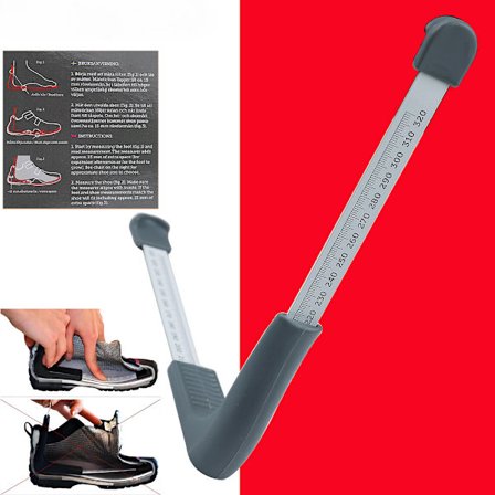 Jalan mittauslaite, jalan mittausviivain, jalan mittari aikuisille ja taaperoille