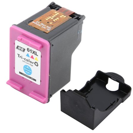 Blåckpatrontillbehör för skrivare med munstycksskyddsklipp för HP61xl 1000 1050 2000 Färgglad