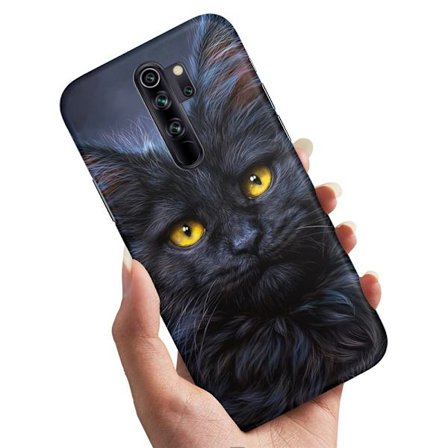 Xiaomi Redmi Note 8 Pro - Skal/Mobilskal Svart Katt