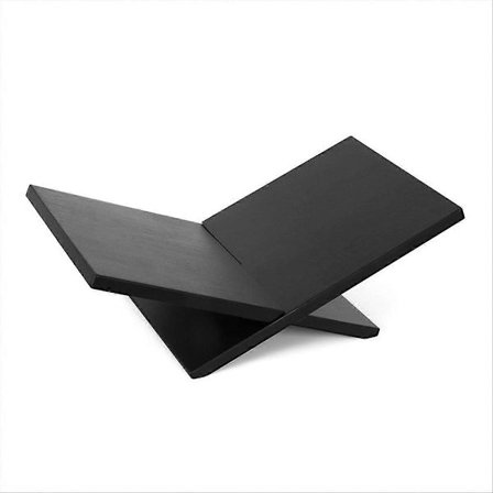 Åben Display Stand, Stor Bogholder i Træ, Sofabord Stand, Træ Staffeli til Magasin, Kunst, Kogebog, Bibel, Koran