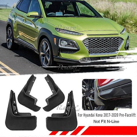 Passer til Hyundai Kona 2017-2020 For & Bag Mudflap Stænklapper
