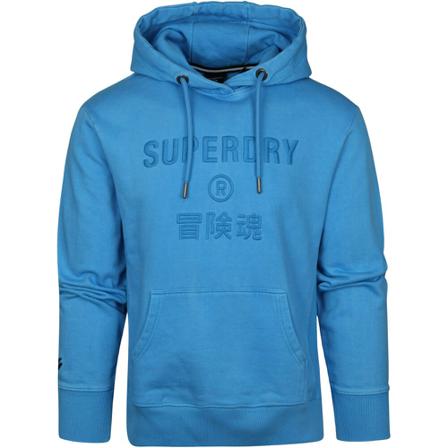 Superdry Hoodie Blå, Herre