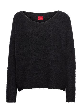 Sestrella Pullover Striktrøje Sort HUGO